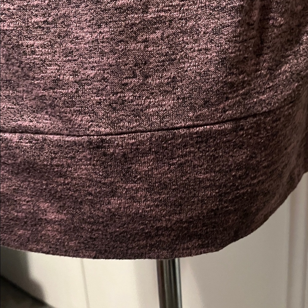 Jennifer Lopez 3/4 Sleeve Heather Purple Sweater Top Draped Neck | Size XXL - Picture 7 of 11